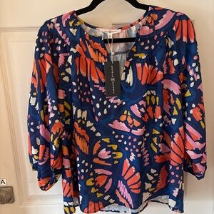 NWT Michelle McDowell So Fly Top Size M